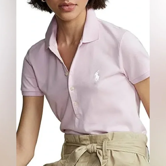 Polo Ralph Lauren Black The Skinny Polo Shirt Size L EUC - Picture 7 of 8